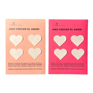 HAZ CRECER EL AMOR - PAPEL CON SEMILLAS