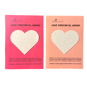 HAZ CRECER EL AMOR - PAPEL CON SEMILLAS