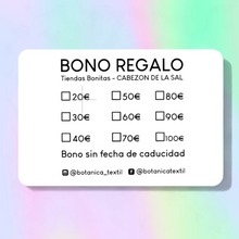 Cargar imagen en el visor de la galería, BONO REGALO BOTÁNICA TEXTIL