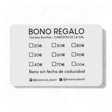 Cargar imagen en el visor de la galería, BONO REGALO BOTÁNICA TEXTIL