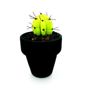 Mini Cactus - S -  Amarillo Fluorescente